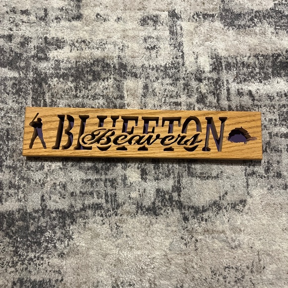 Custom Bluffton University Sign - Picture 1 of 2